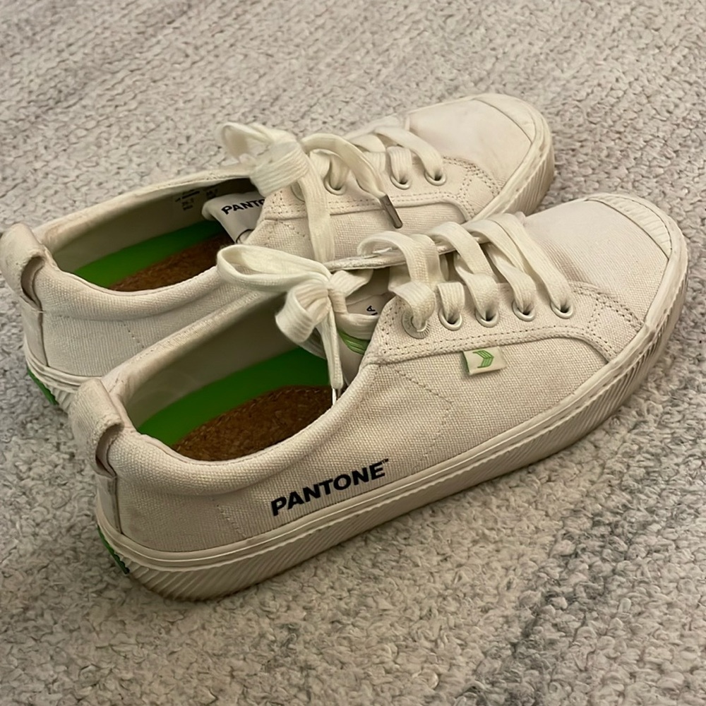 White sneakers